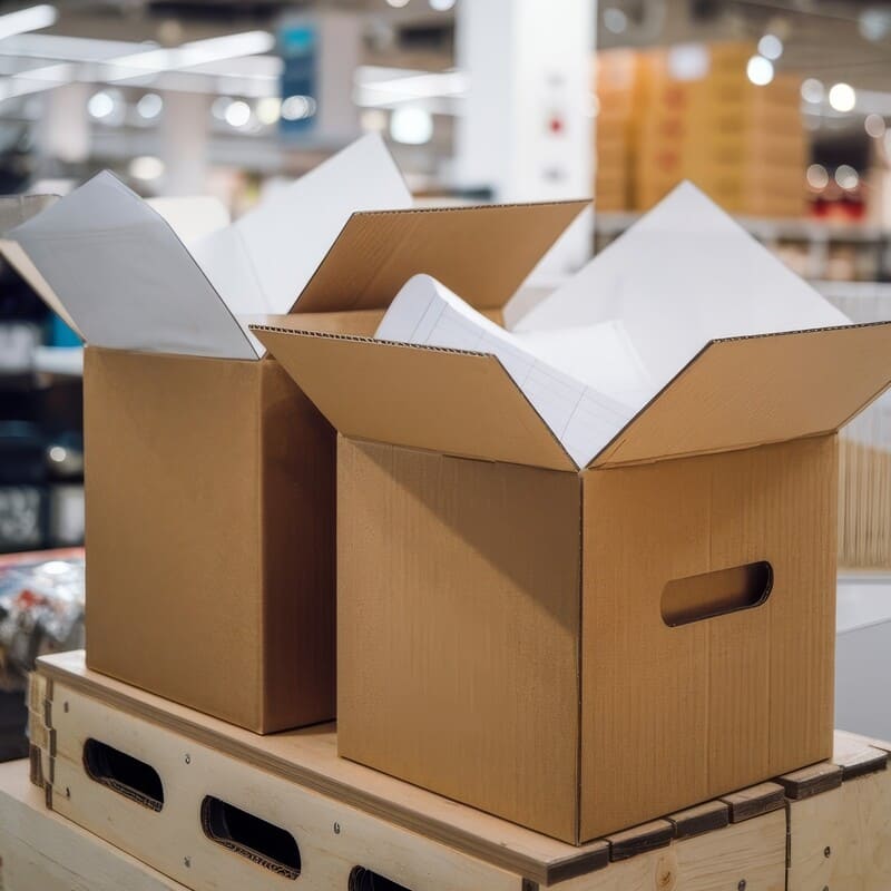 Empresa cerrada caja